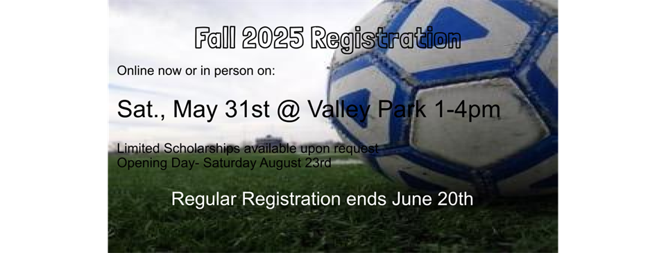 Fall 2025 Registration Open