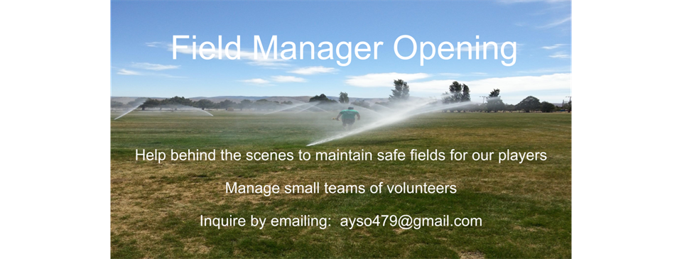 Field Manager Opening