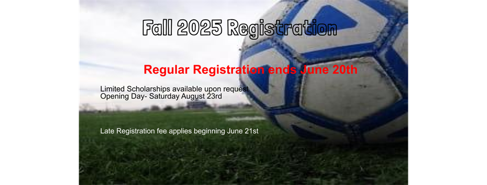 Fall 2025 Registration Open